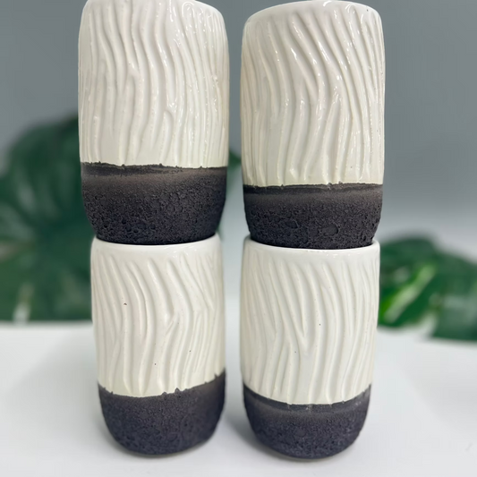 Caught Slippin’ (White) Collab Cups Molly Sanyour Ceramics x Saxton Moore