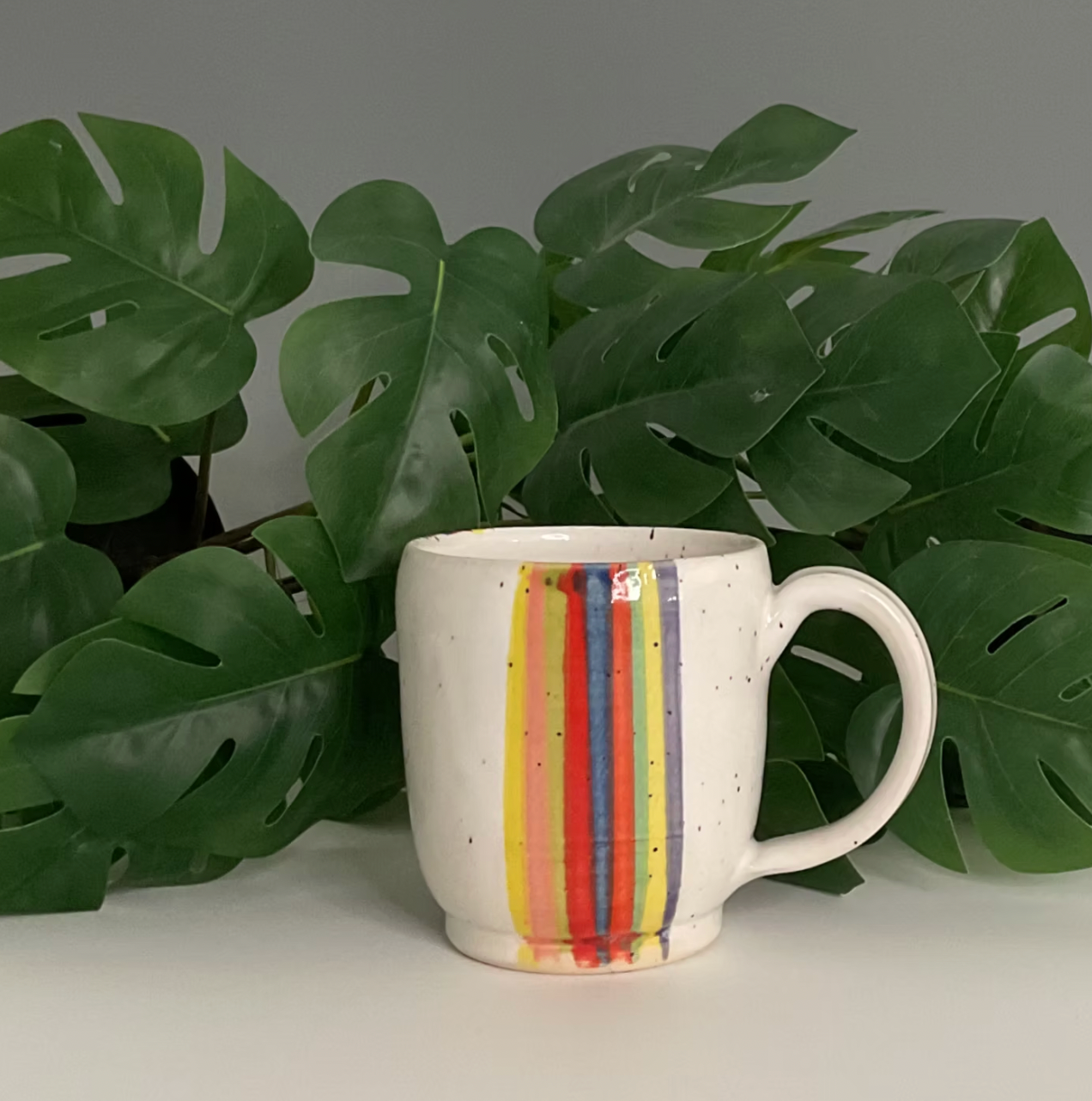 Rainbow Stripe Mug