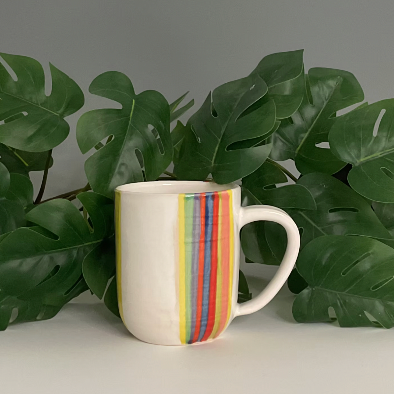 Rainbow Stripe Mug