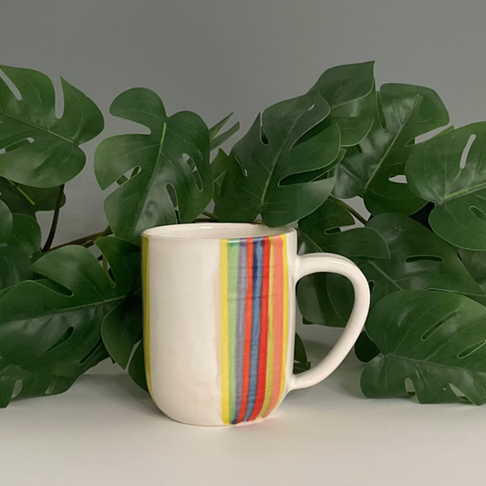 Rainbow Stripe Mug