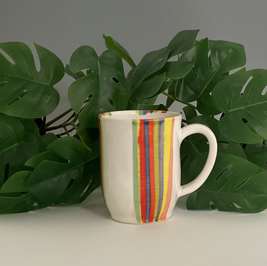 Rainbow Stripe Mug