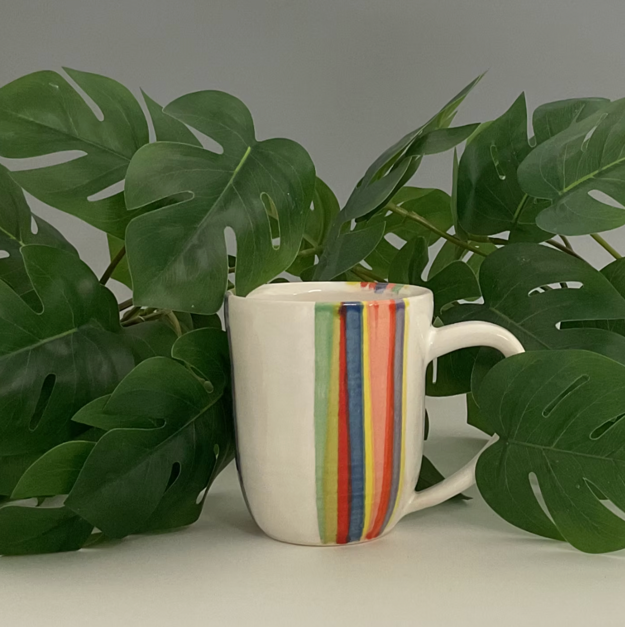 Rainbow Stripe Mug