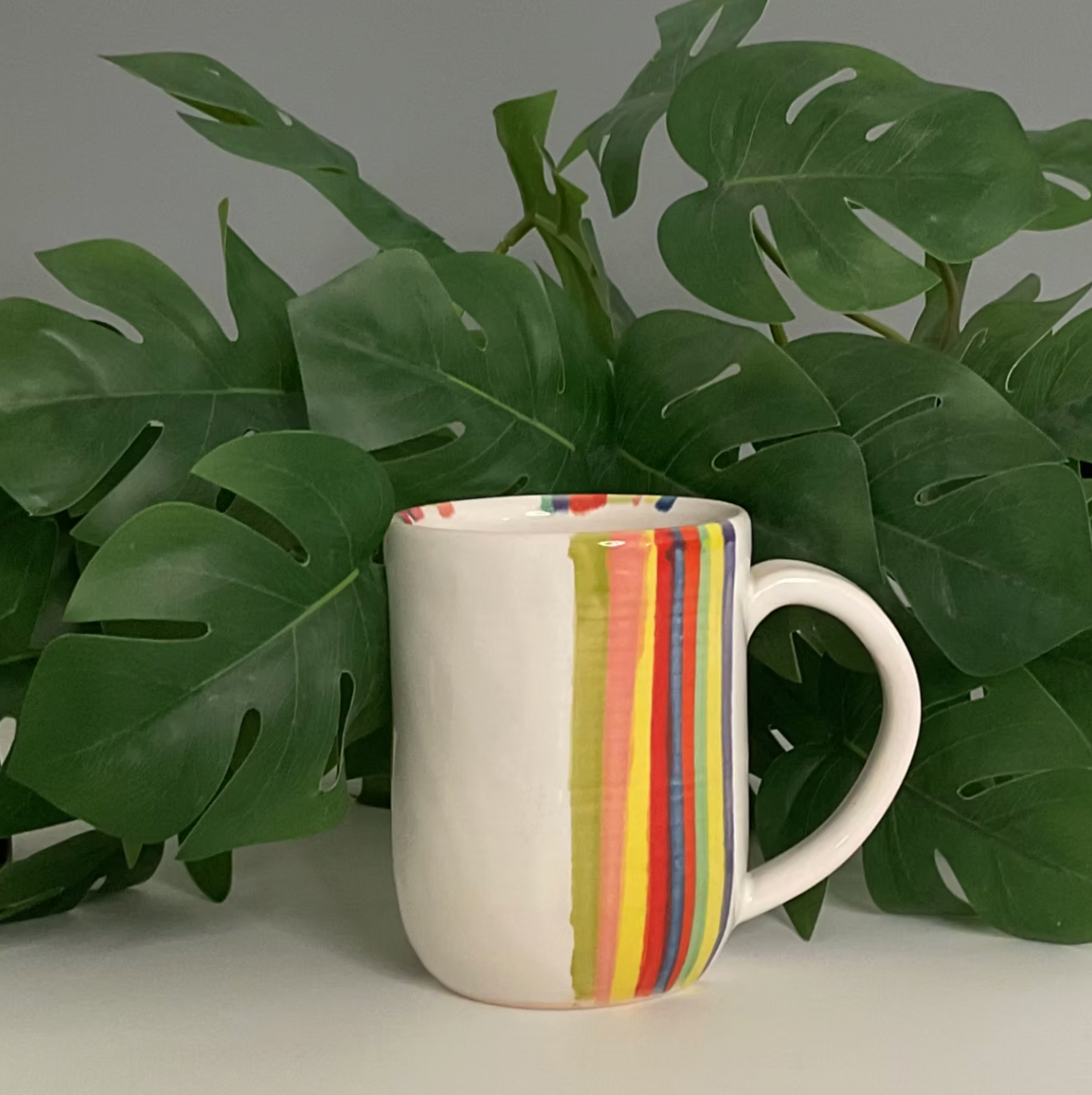 Rainbow Stripe Mug
