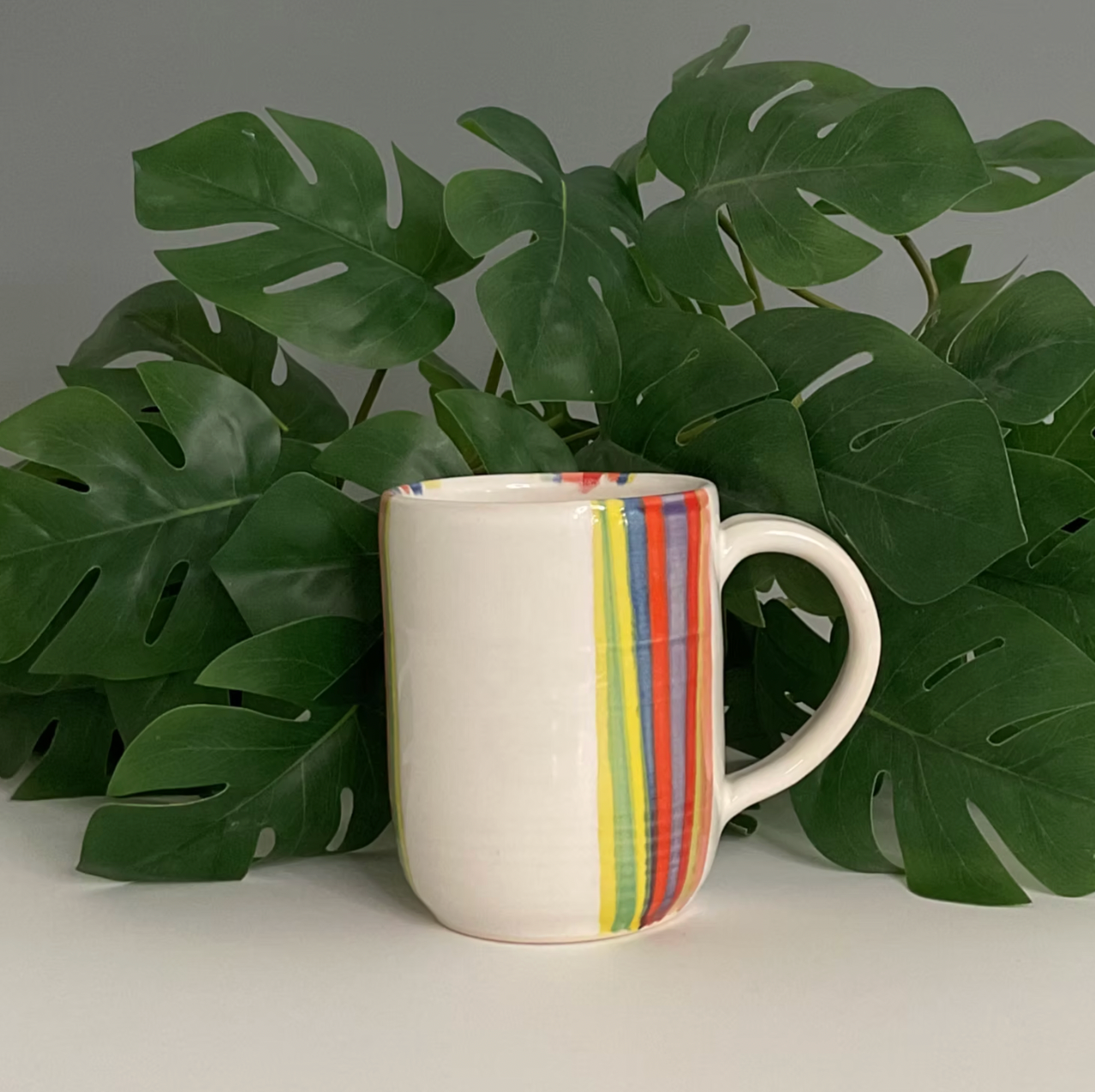 Rainbow Stripe Mug